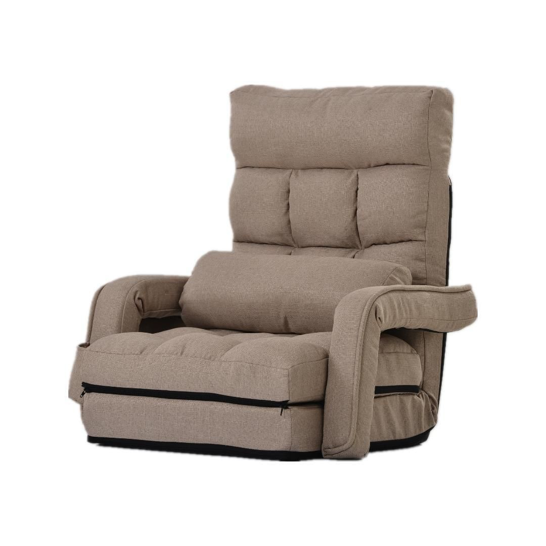 座椅子 リクライニング 14段ギア 椅子 チェアー いす イス コ【コーヒー】 座椅子 リクライニング 14段ギア 椅子 チェアー いす イス コ