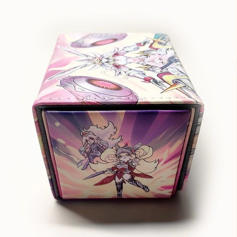 遊戯王 重騎士プリメーラ合皮製デッキケース　スリーブ二点セット 遊戯王 重騎士プリメーラ合皮製デッキケース スリーブ二点セット