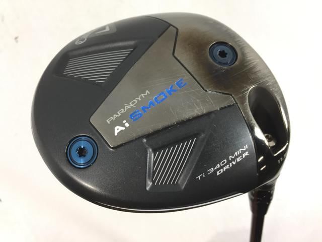 返品OK 【中古ゴルフクラブ】キャロウェイ PARADYM (パラダイム) Ai SMOKE Ti 340 MINI ドライバー 2024 (日本仕様) TENSEI 60 for Callaway 1W