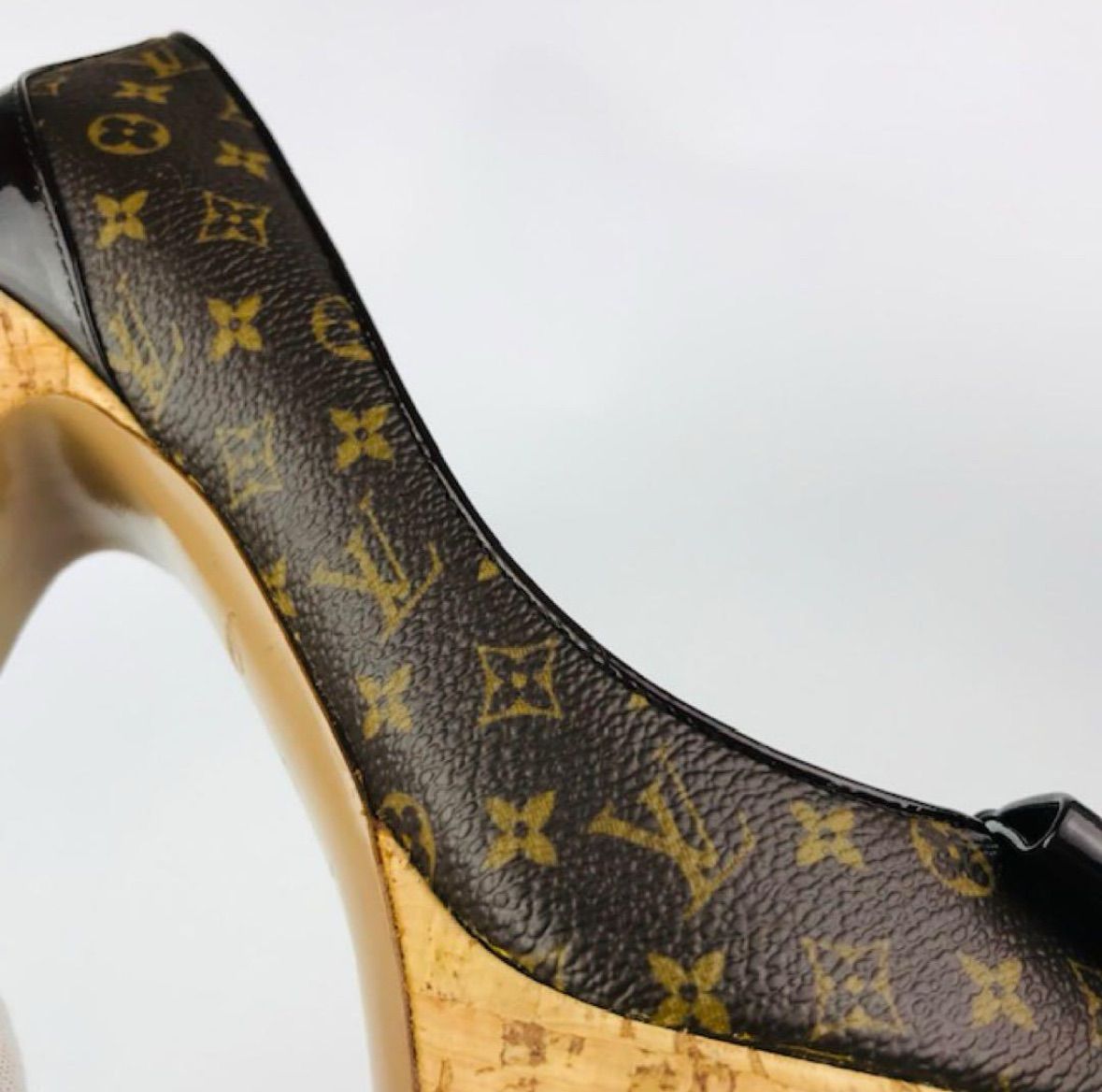美品☆LOUIS VUITTON・ルイヴィトン レディース レザー切替し