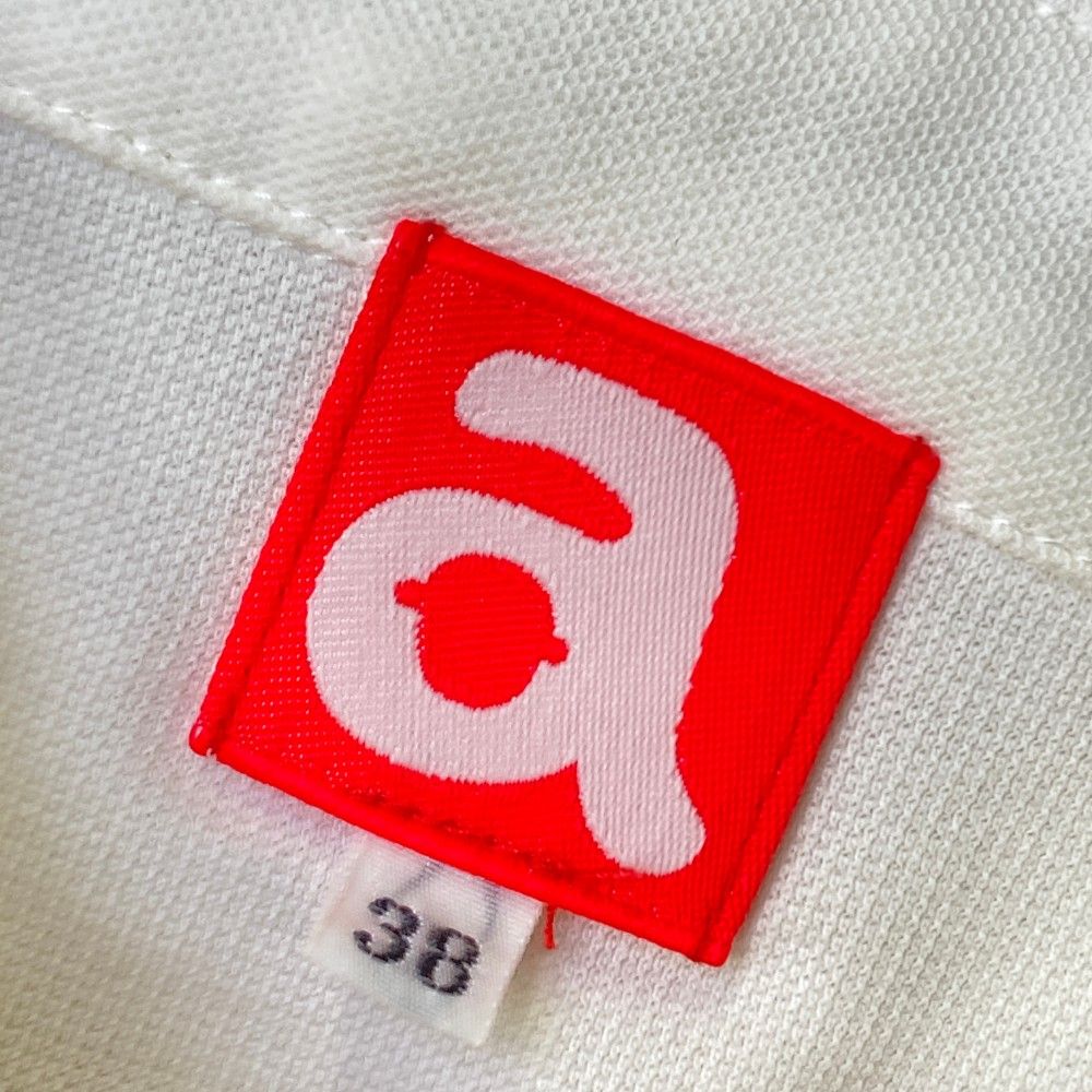 ARCHIVIO アルチビオ フレンチスリーブ ポロシャツ ストライプ柄