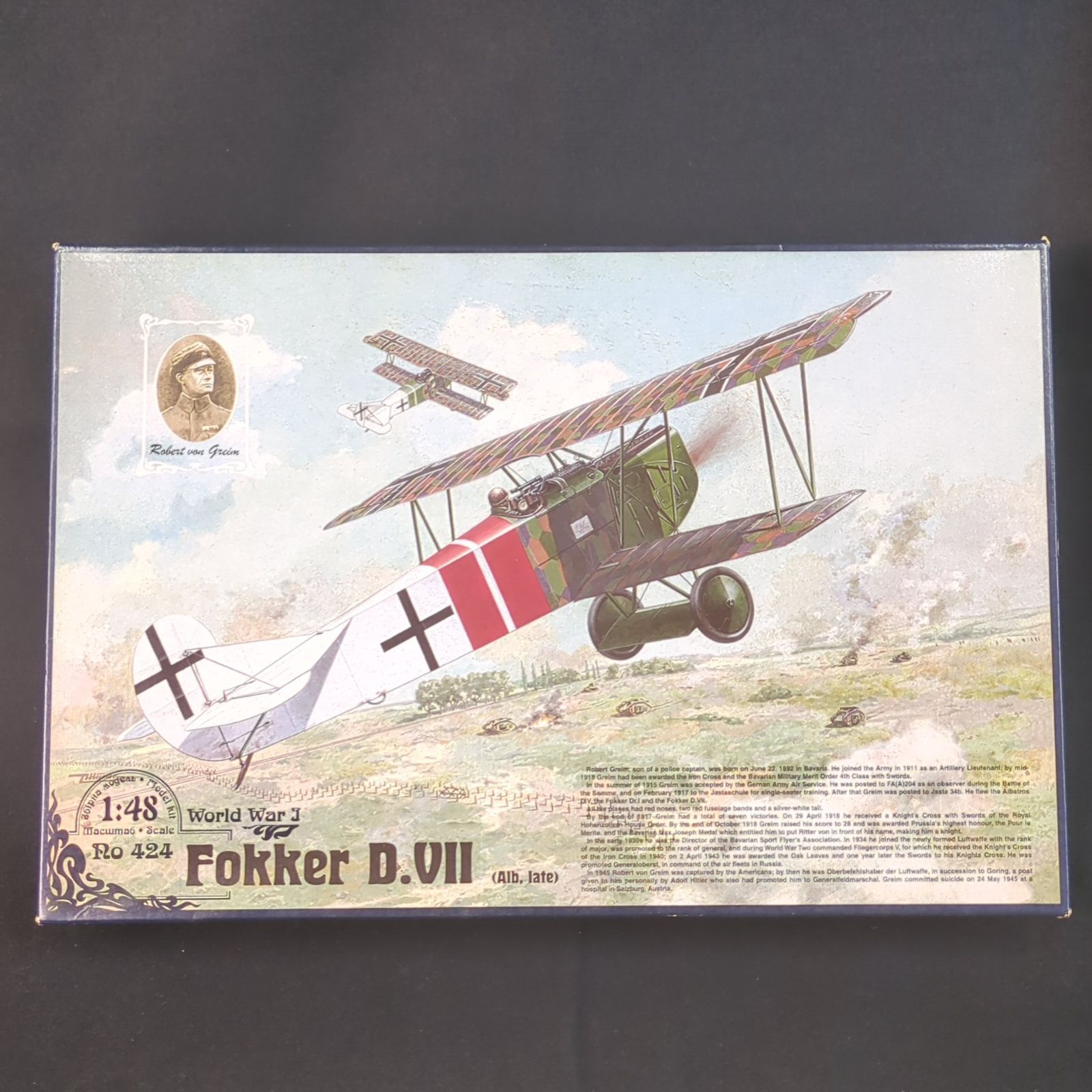 輸入キット 品 RODEN Ro424 1|48 Fokker D.Ⅶ Alb late Alb.late 第一次世界大戦 ドイツ空軍 フォッカー D.7 戦闘機 アルバトロス工場製後期型