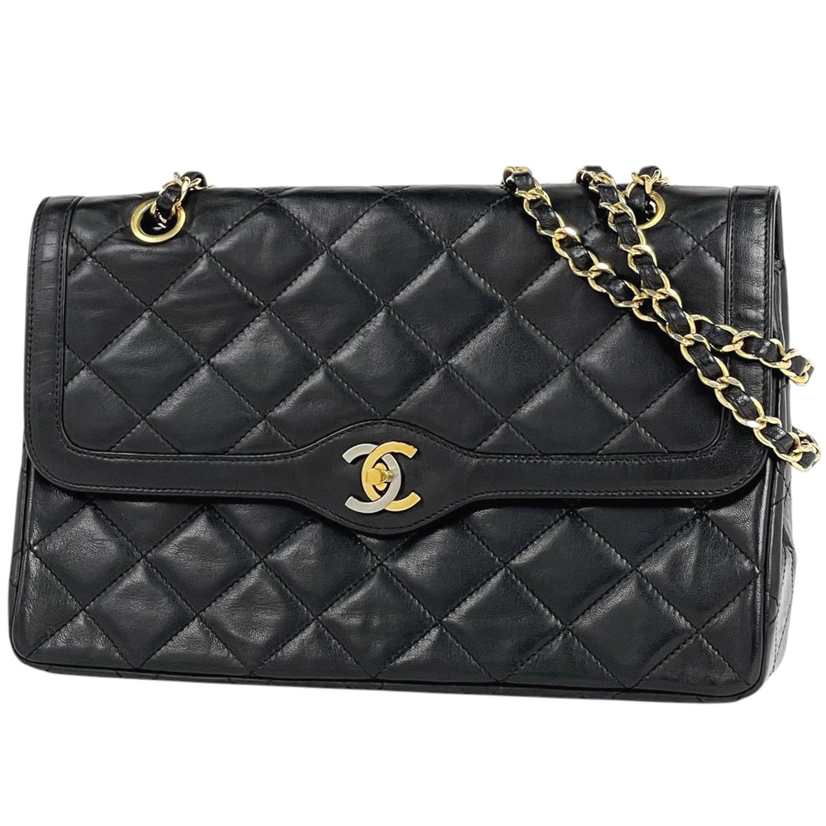 シャネル CHANEL パリ限定 マトラッセ Wフラップ チェーン