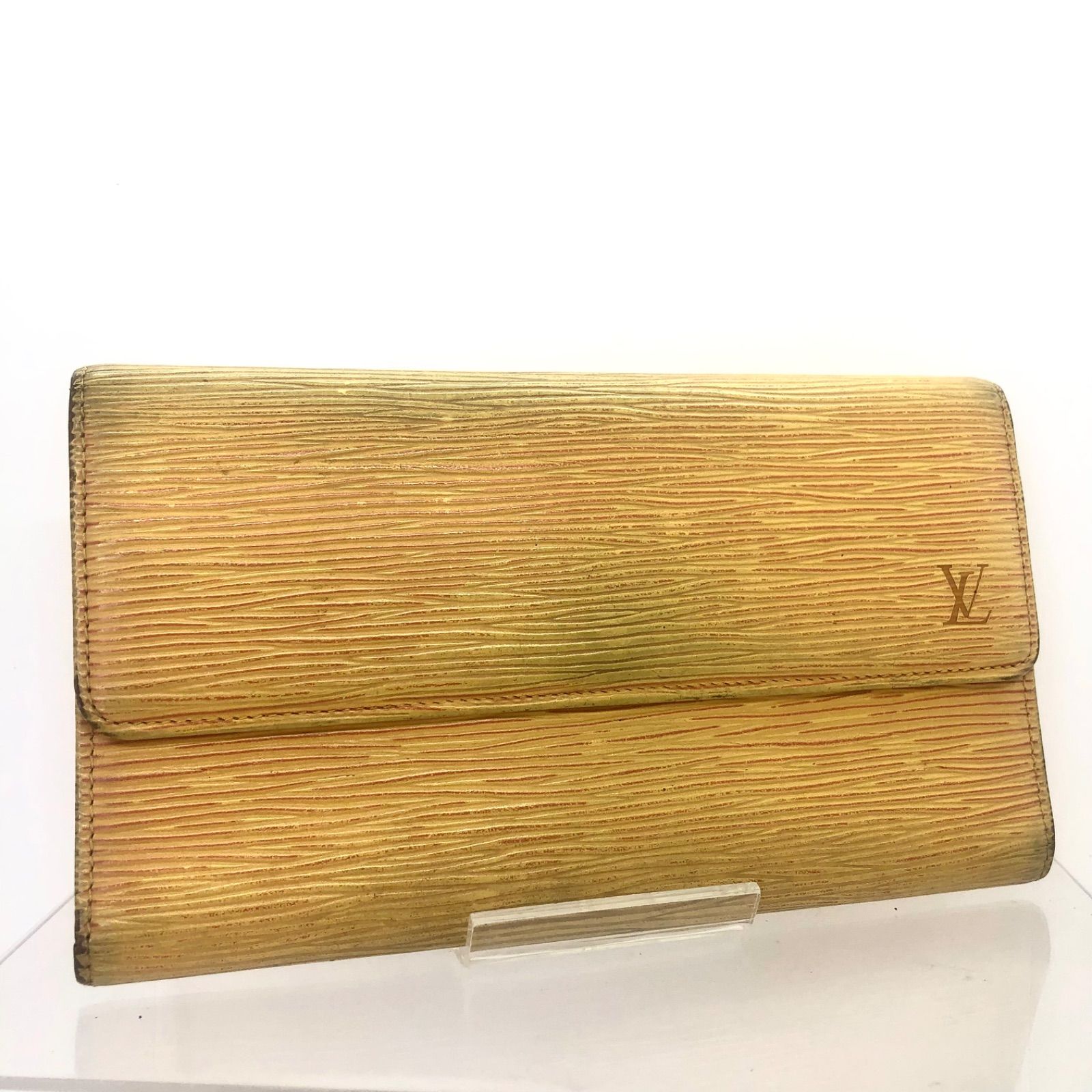 ルイヴィトン Louis Vuitton エピ タッシリイエロー 二つ折り財布 