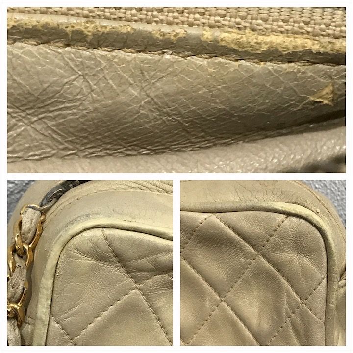 CHANEL シャネル ココマーク マトラッセ ラムスキン フリンジ 