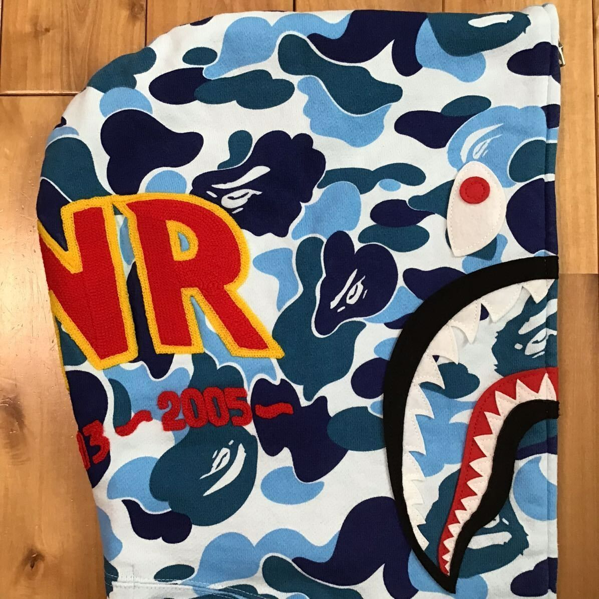 ABC camo Blue シャーク パーカー Mサイズ shark full zip