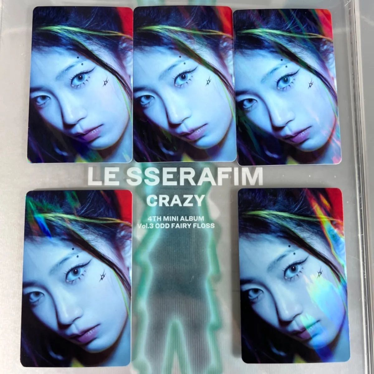LE SSERAFIM - LESSERAFIM ANTIFRAGILE サクラ チェキ 8枚