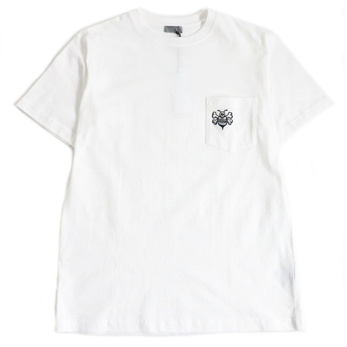 DIOR BEE刺繍 ラインデザイン ポロシャツ 半袖 - ポロシャツ