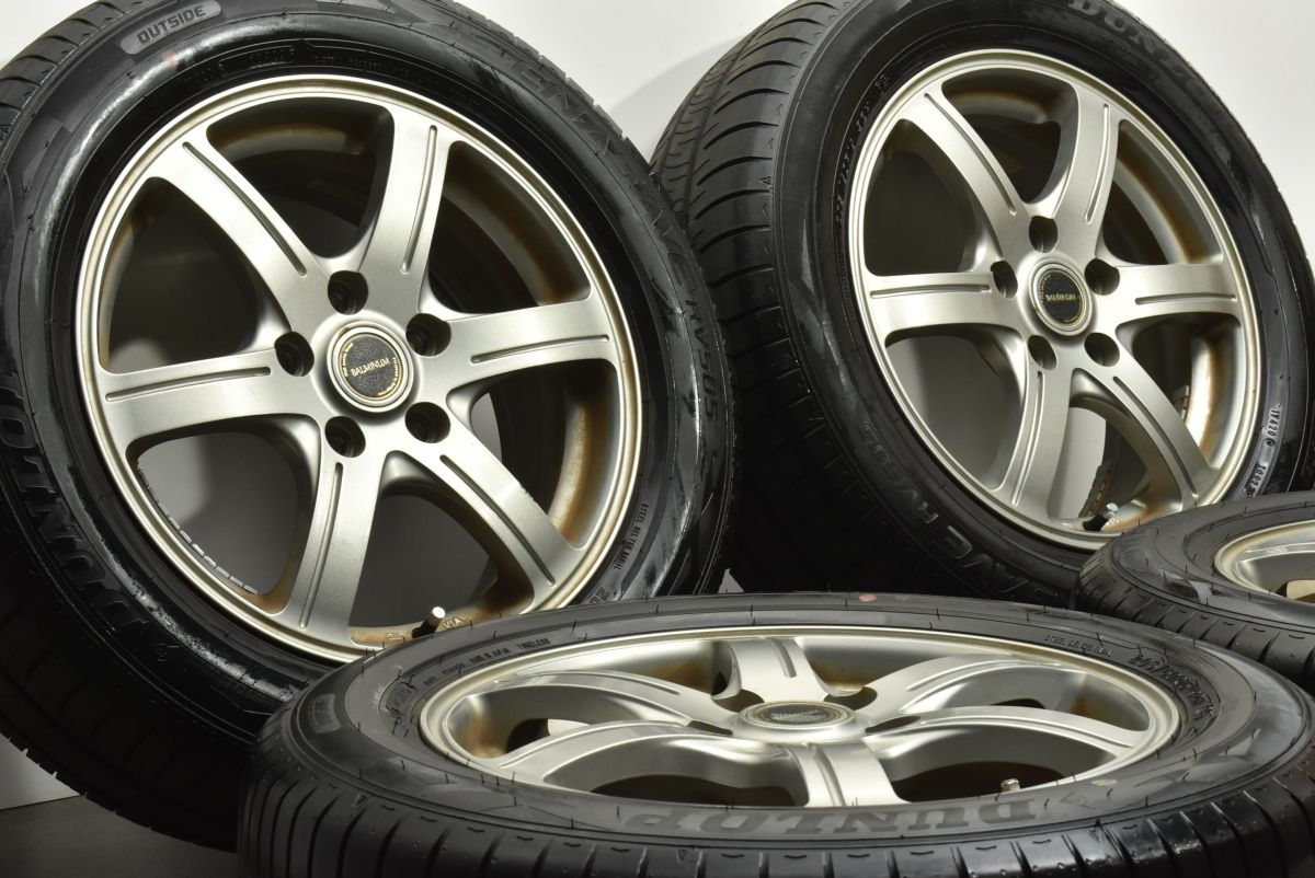 交換用に バルミナ 16in 6.5J 54 PCD114.3 ダンロップ エナセーブ RV505 205|60R16 ノア ヴォクシー ステップワゴン アクセラ 可
