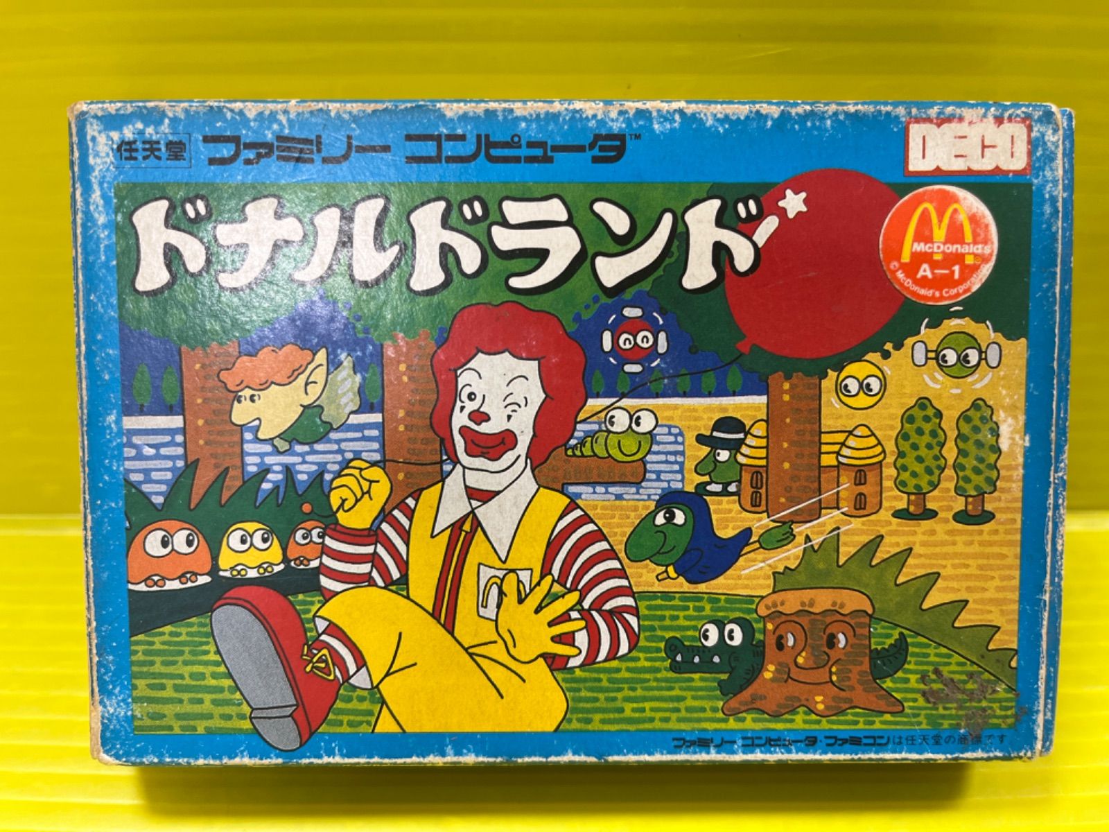 FC ドナルドランド 箱,説明書付き ファミコン ファミリー