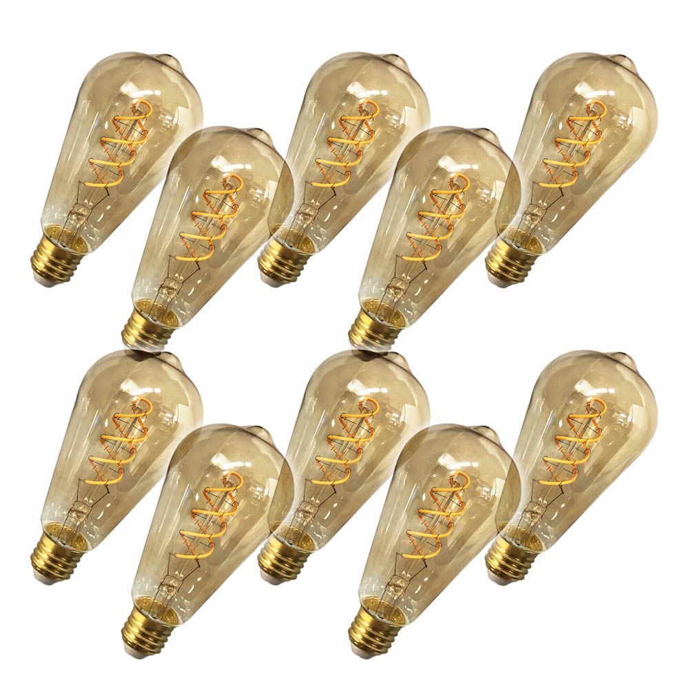 エジソンランプ e26 おしゃれ 電球 LED電球 4個セットE26口金