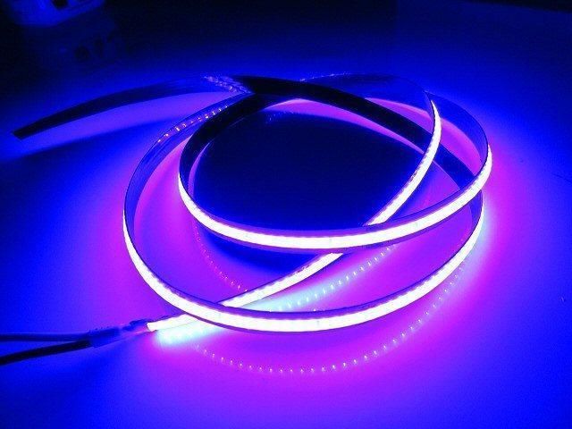 24V 1M 新型 柔軟 面発光 極薄 2 mm COB LED テープライト 青 ブ ルー 色ムラ つぶつぶ感なし 切 断 カット アイライン  チューブ トラック - メルカリ