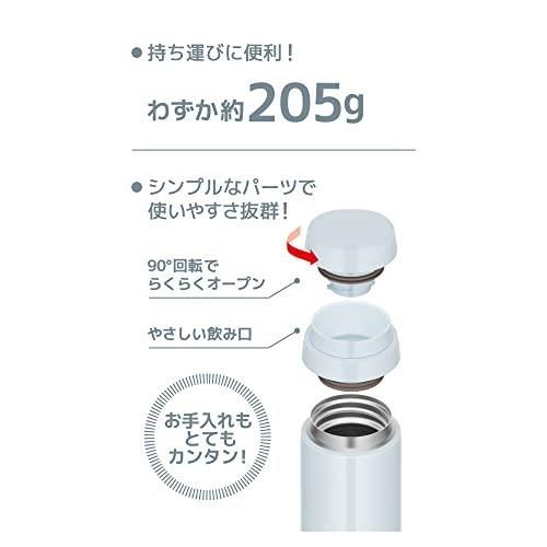 メルカリshops オススメ ホワイトグレー 500ml 食洗機対応モデル サーモス 水筒 真