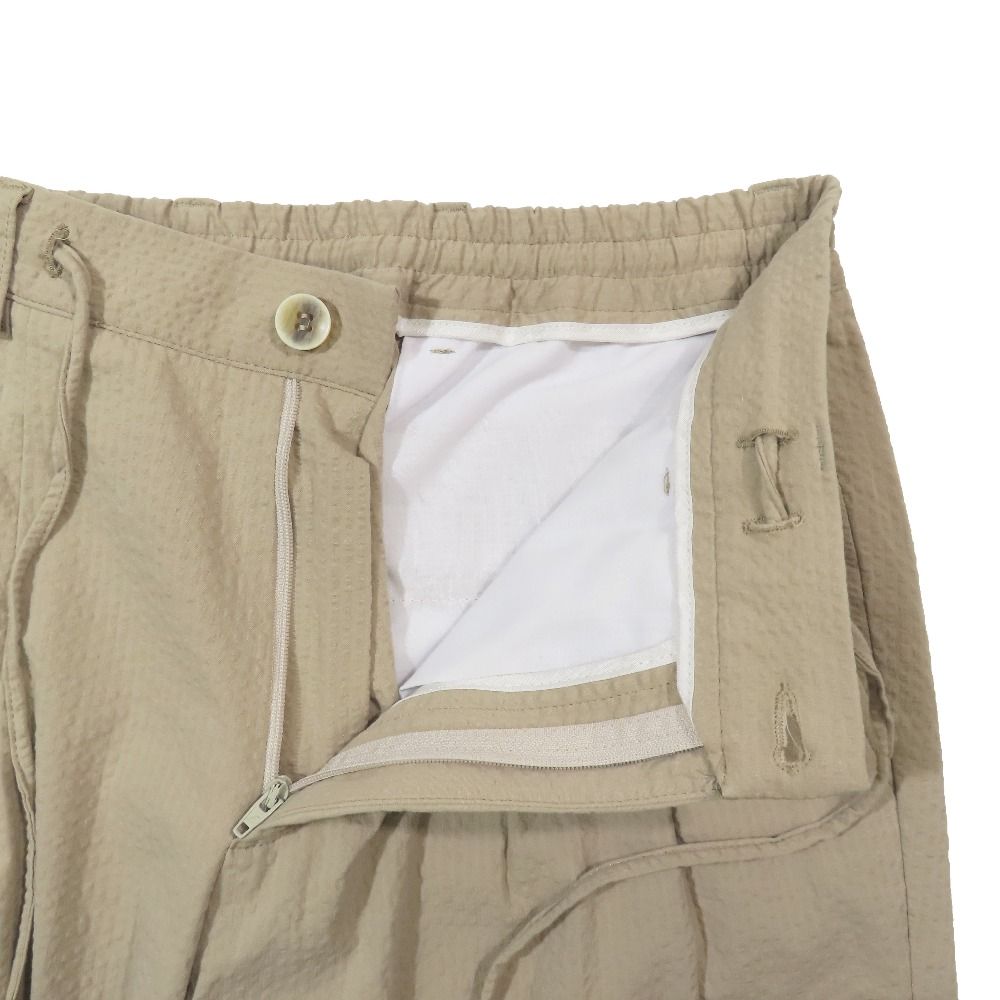 GIANNETTO ジャンネット RIVIERA JACKET ERIK PANTS コットンシアサッカー スーツ セットアップ ベージュ 44 メンズ 古着 KANDAIZUMI_COM