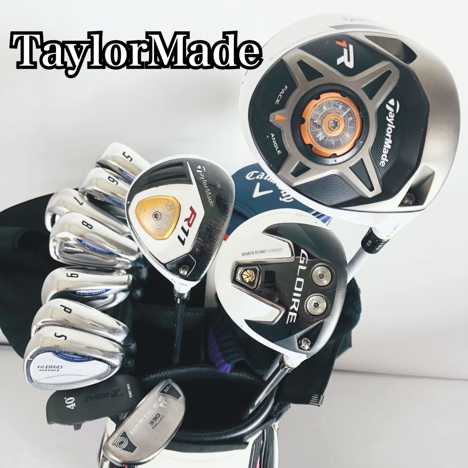 TaylorMade テーラーメイド メンズゴルフ クラブ セット 初心者
