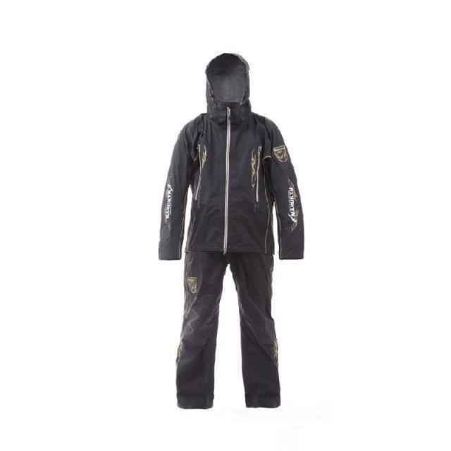 マルキュー オールウェザースーツ TR-01 ブラック S | 釣具 釣り