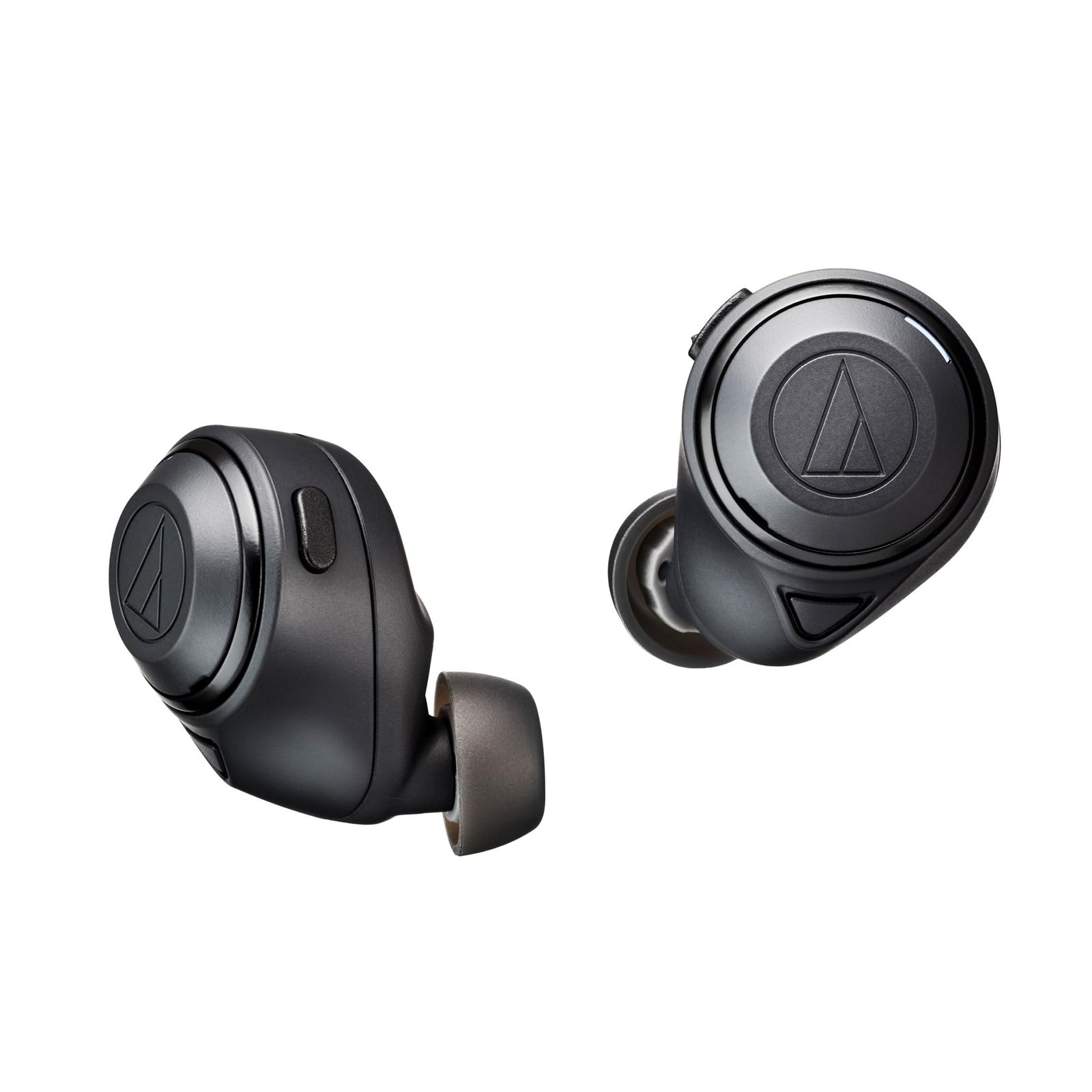オーディオテクニカ ATH-CKS50TW BK ワイヤレスイヤホン bluetooth|ワイヤレスイヤホン ノイズキャンセリング 重低音 | 最大約50時間再生 |イヤホン20時間再生 | 通話品質強化|ノイズキャンセル|ヒアスルー| ブラック 単品