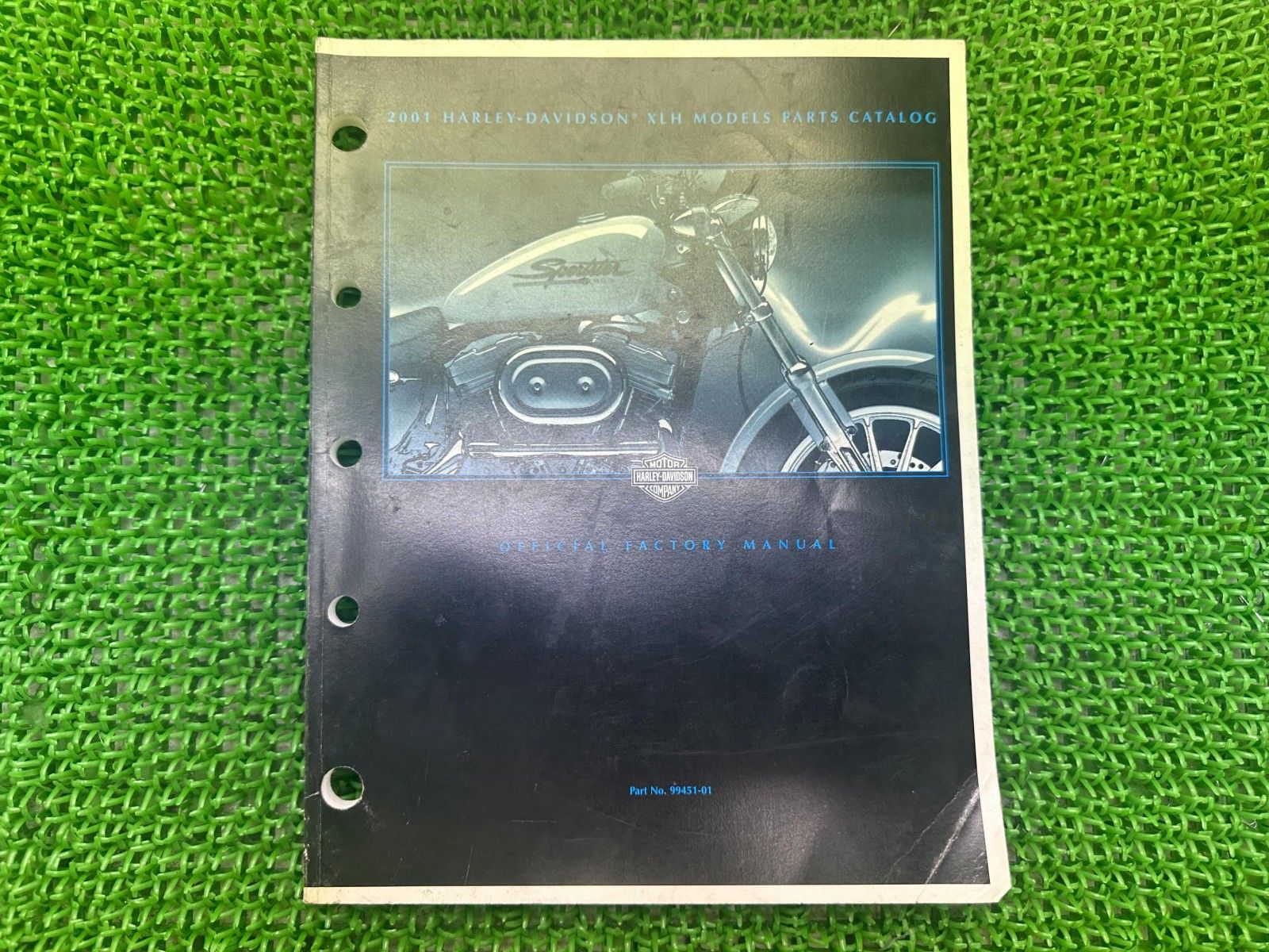 XLH パーツリスト 英語版 ハーレー 正規 バイク 整備書 スポーツスター 2001年XLHモデル パーツカタログ 車検 パーツカタログ iZ