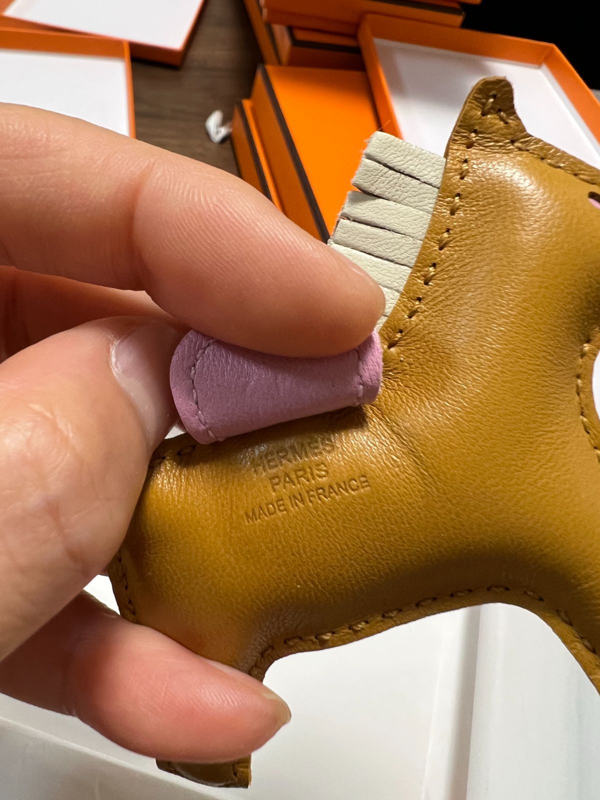 未使用 HERMES エルメス ロデオチャーム PM セサミ Z刻 未使用 HERMES エルメス ロデオチャーム PM セサミ Z刻 HERMES 未使用