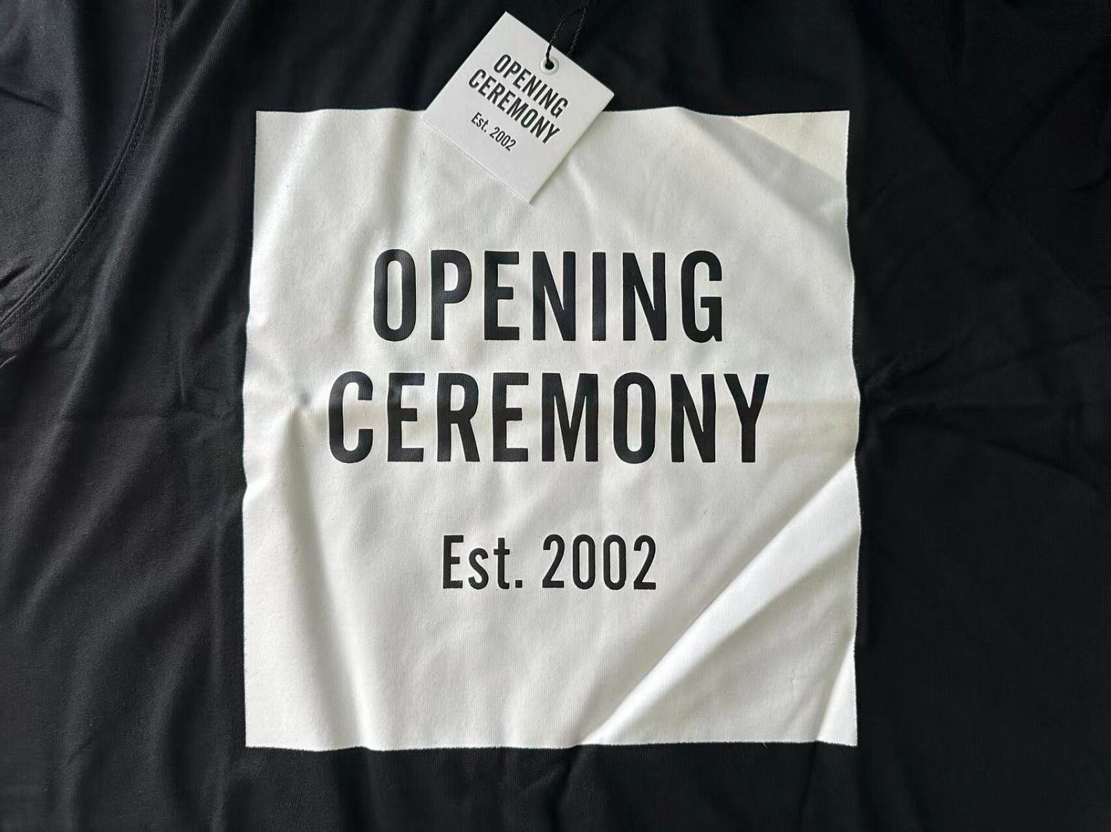 OPENING CEREMONY オープニングセレ Ｔシャツ 半袖 夏 ブラック xsサイズ プリント