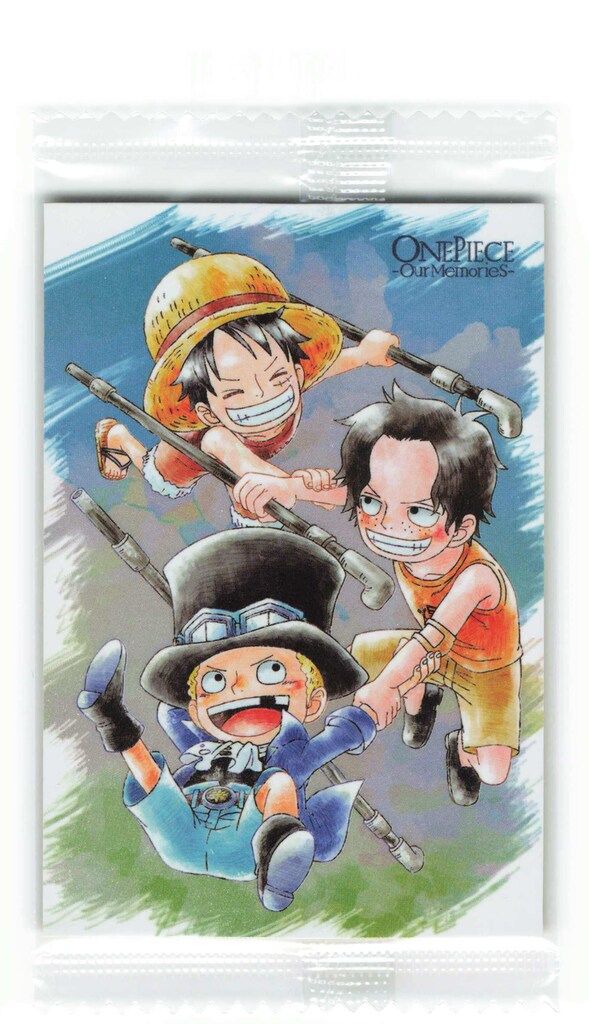 ウエハースカード our memories ルフィ＆シャンクス psa10 A様 【新品