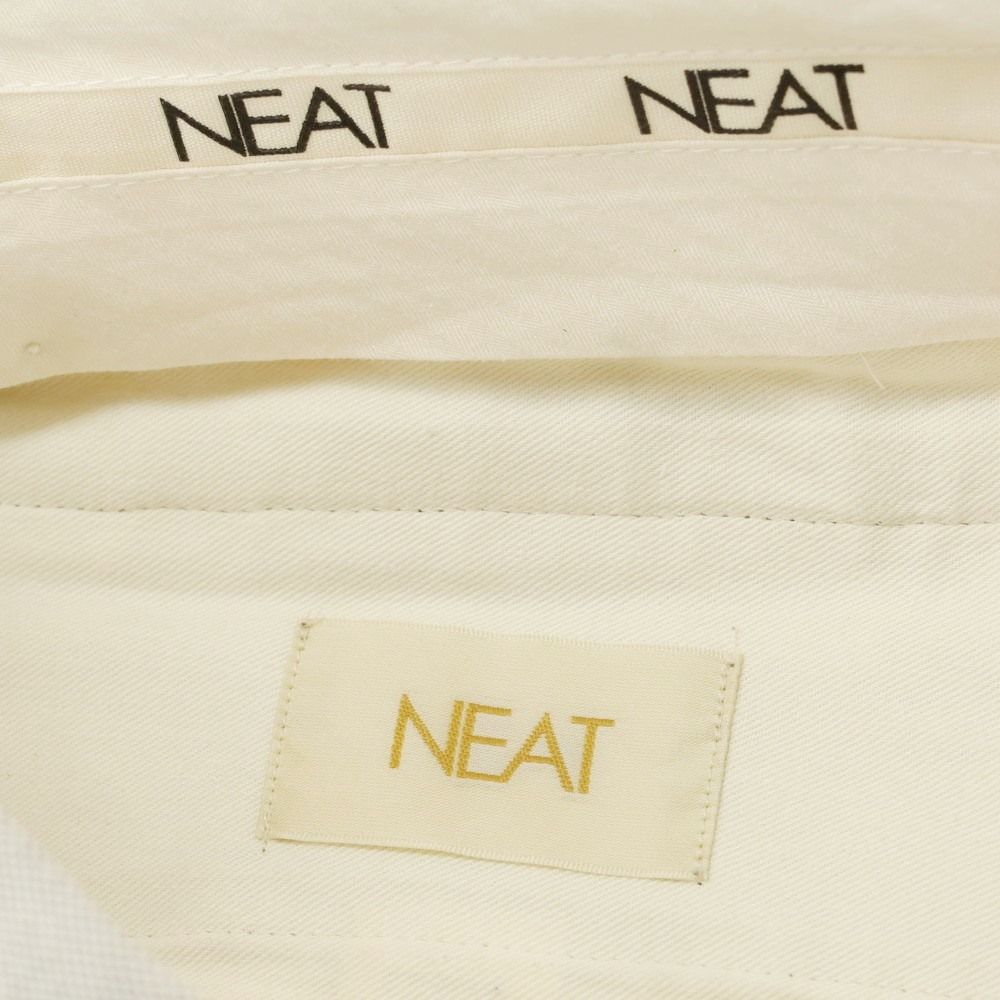 中古】ニート NEAT コットン ワイド カジュアルスラックスパンツ