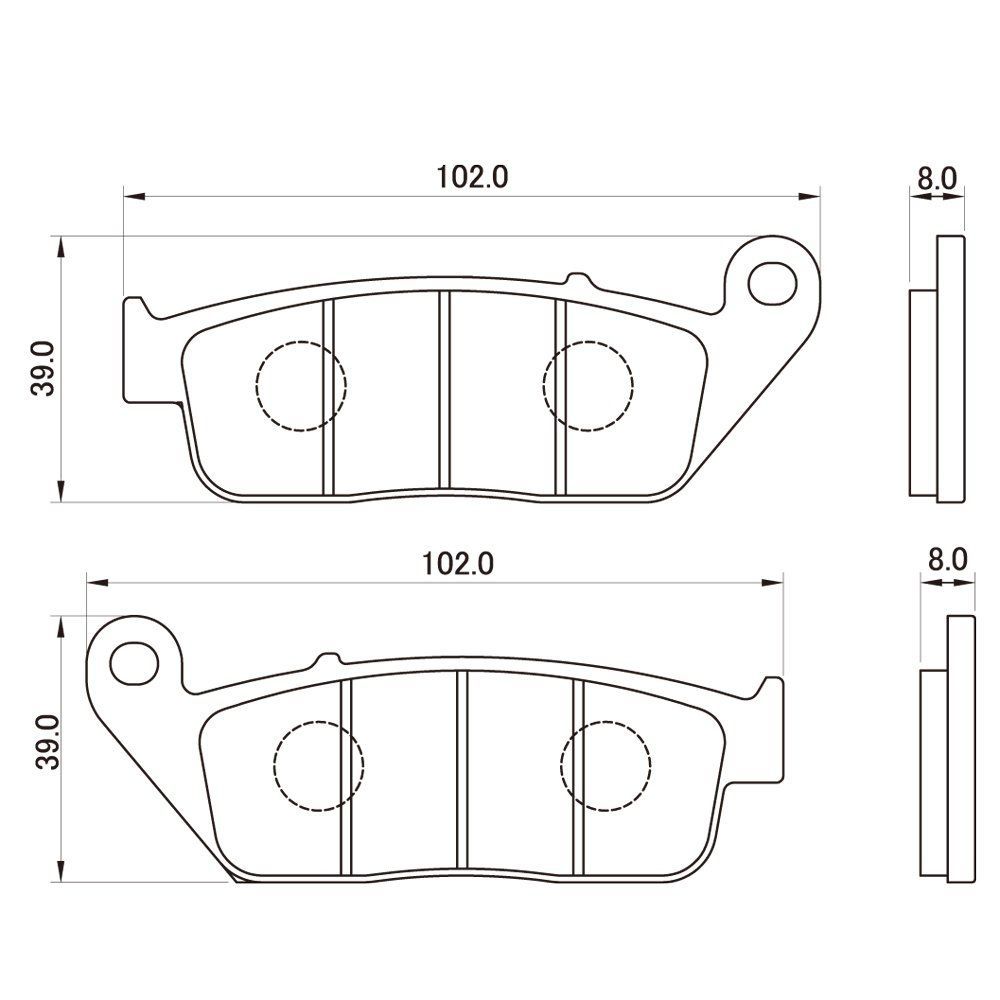 専用出品 Amazon | デイトナ(Daytona) バイク用 ブレーキパッド 赤パッド