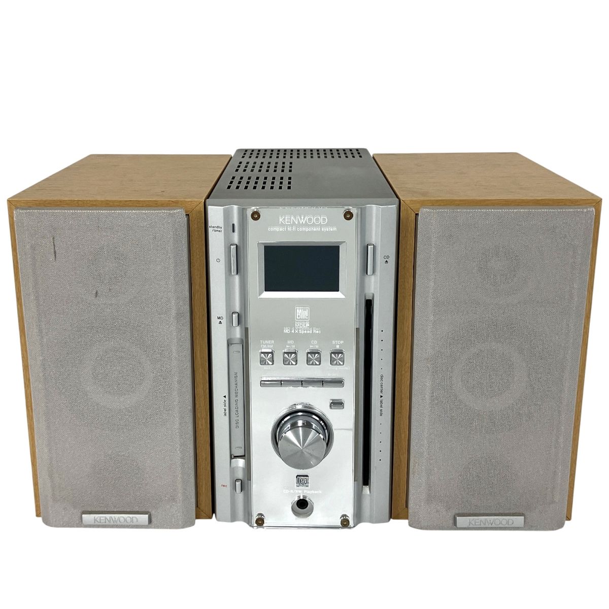 KENWOOD ケンウッド CD|MDコンポ RD-ES3MD オーディオ リモコン付属 ジャンク Y9981676