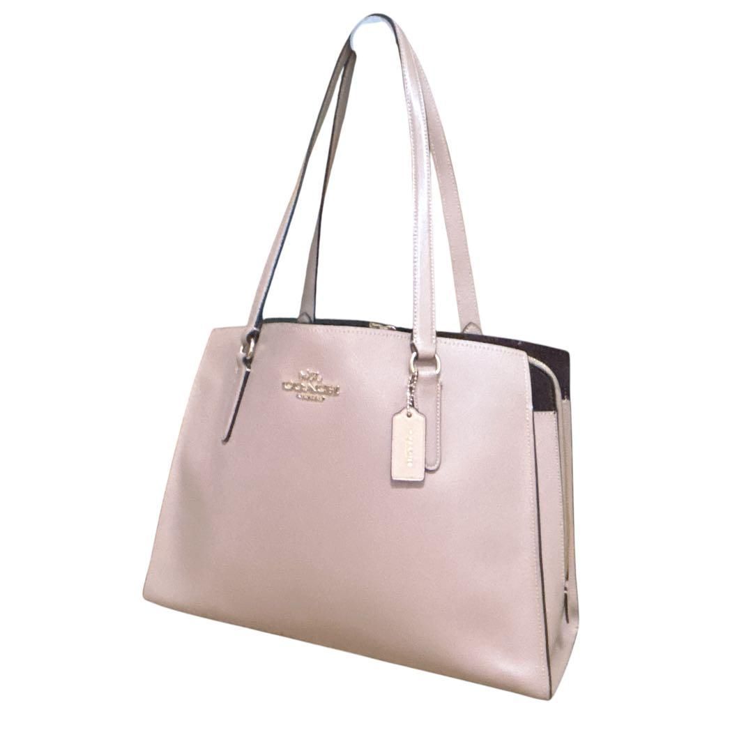 美品 COACH コーチ トートバッグ C4077 テイタム テイタイム