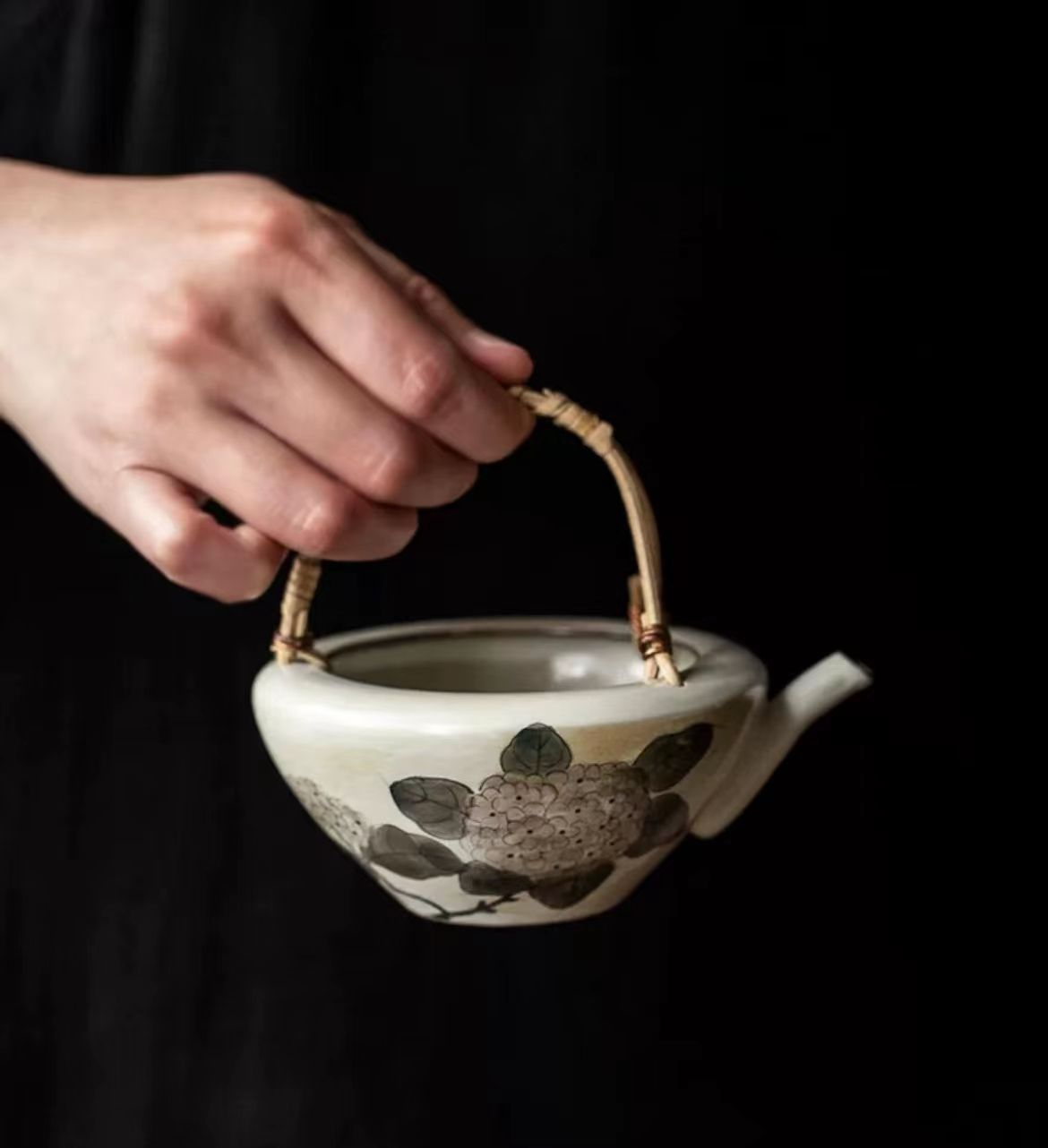 茶壷 180ml 茶器 常滑焼 ティーポット 煎茶道具 急須 シンプル おし ゃれ セラミックス 茶器 土瓶 陶器 お茶ポット ポット 贈り物 手作り  - メルカリ