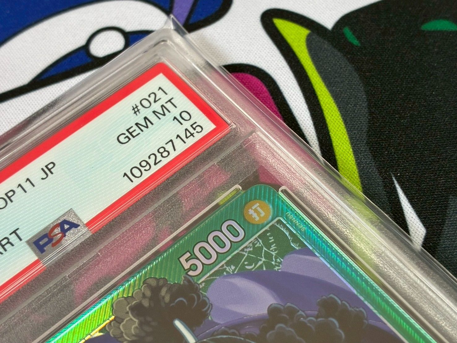 PSA10ジンベエ L リーダーパラレル(リーパラ) OP11-021 PSA10】ジンベエ L リーダーパラレル OP11-021 神速の拳 PSA