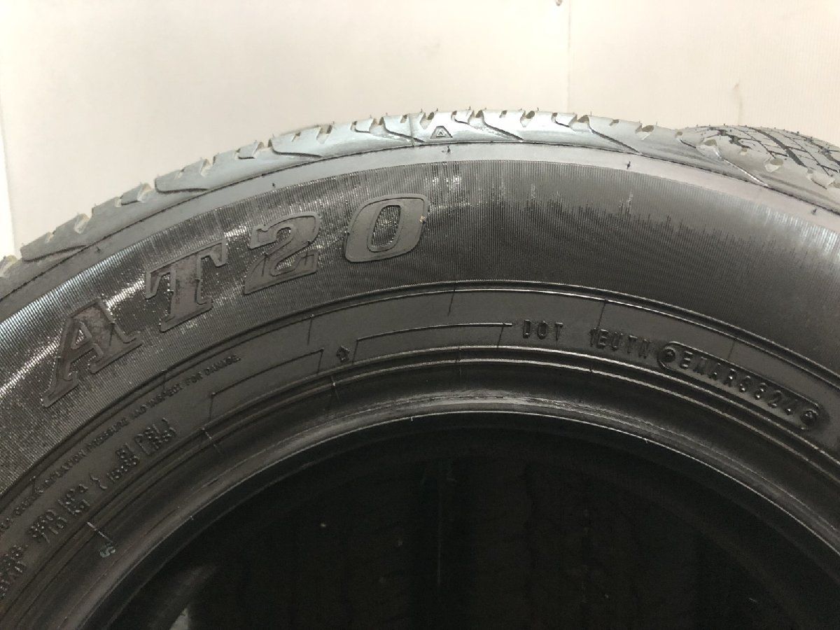 新車外し　DUNLOP 195/80R15 24年製 夏タイヤ【シャ-91 ②】 ダンロップ GRANDTREK AT20 195/80R15 新車外し 2024年製造 4本