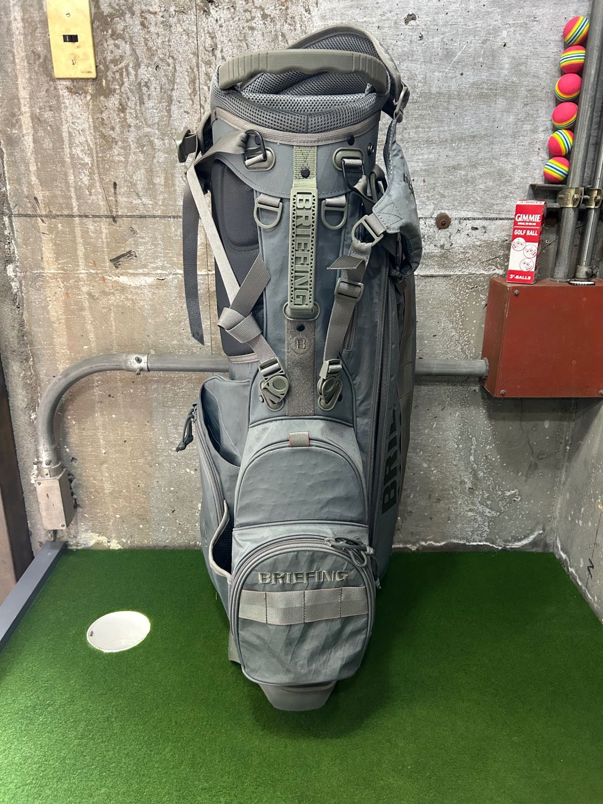 BRIEFING ブリーフィングゴルフ スタンドバック GRAY CR-4 BRIEFING