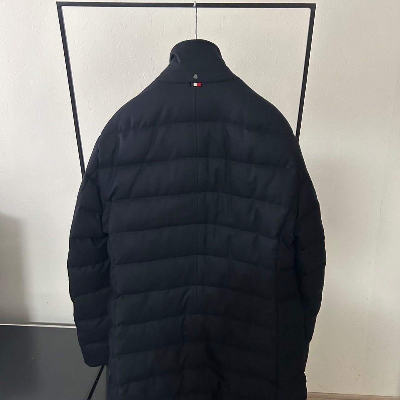 モンクレール☆ビジネスダウンジャケット☆ウールダウン☆ネイビー