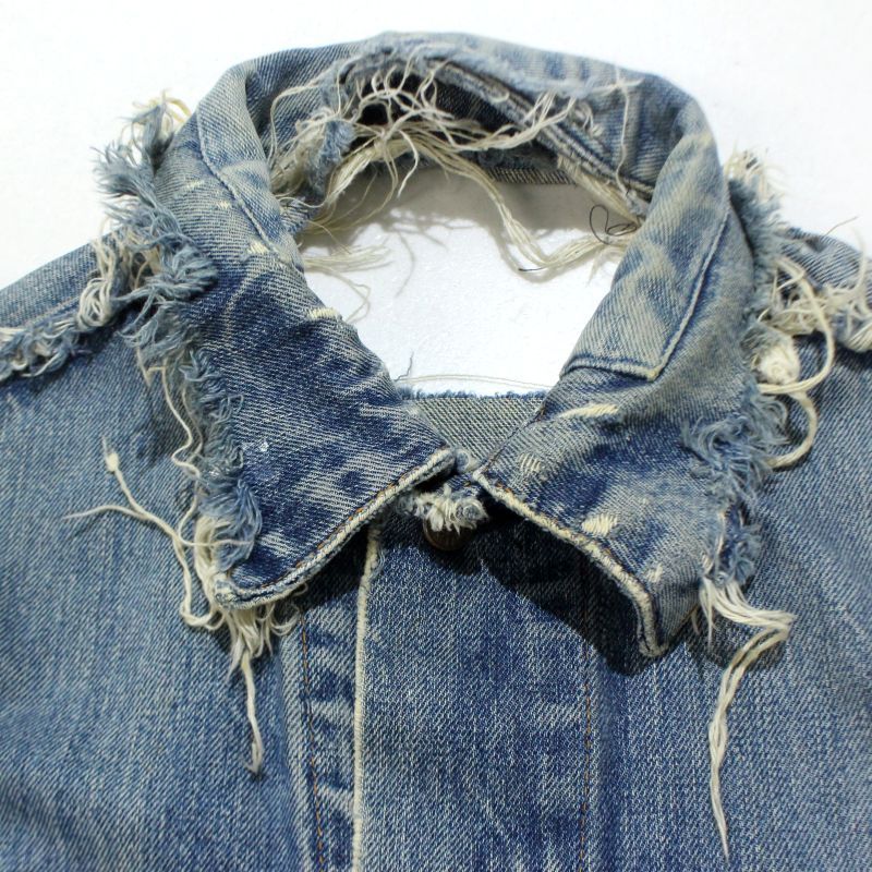 S*t様 LEVI’S BIG E カットオフ リーバイス 70s ヴィンテージ 70s vintage Levi's BIG E カットオフ ボロ 襤褸 デニムベスト メンズ