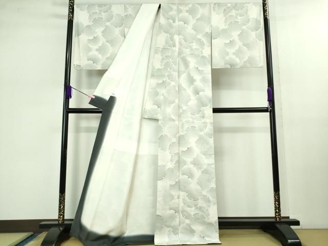 平和屋本店 上 本場大島紬 恵大島織物謹製 7マルキ 雪輪重ね 反端付き DZAB1019kh5