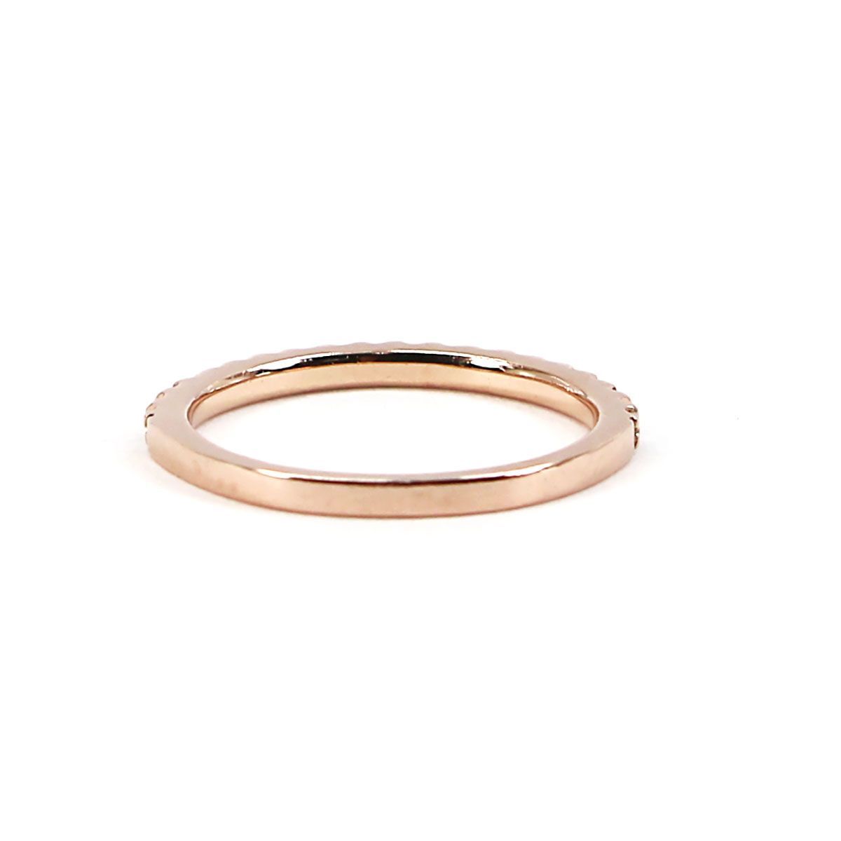 指環 ハーフエタニティ K10 ダイヤモンド ＃7（0317102400301）【j