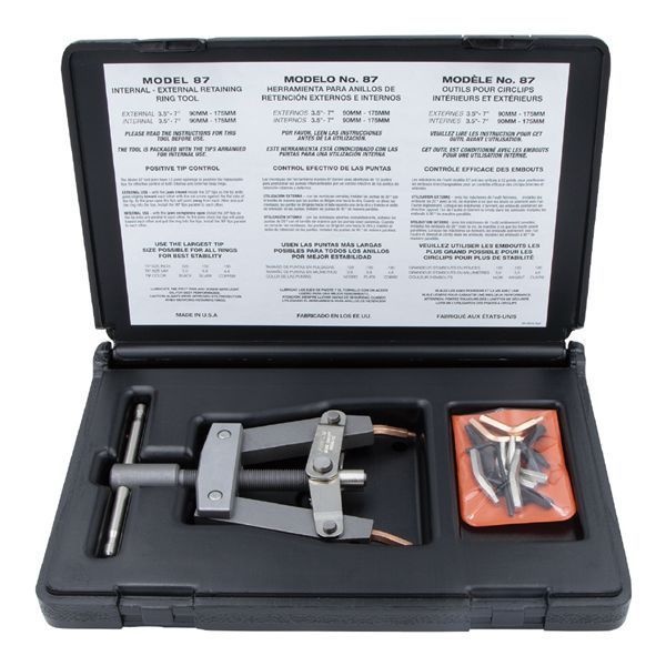 LANGTOOLS ラングツール スナップリングキット T型ハンドル 替爪式 軸穴兼用 W298XD206XH54mm 87