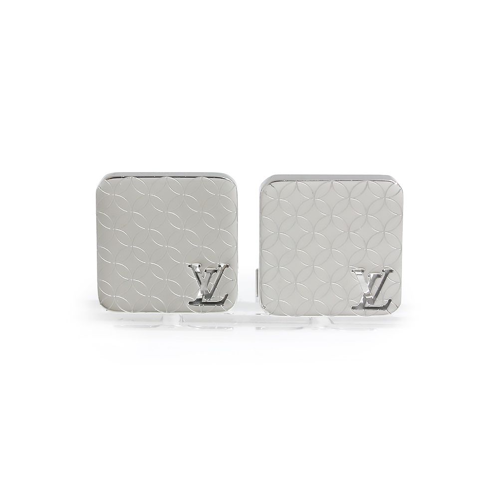 ルイ ヴィトン ブトン ドゥ マンシェット シャンゼリゼ カフス シルバー M65043 LOUIS VUITTON