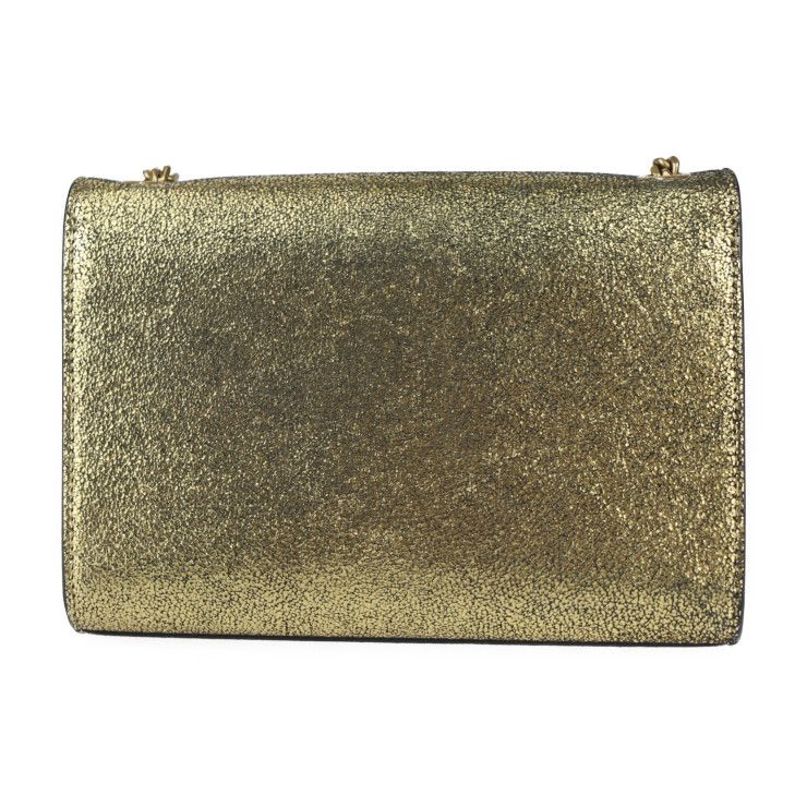 SAINT LAURENT サンローラン  ケイト スモール・チェーンショルダー ショルダーバッグ 469390 レザー   ゴールド ブラック  YSL ロゴ 【本物保証】 SAINT LAURENT サンローラン ショルダーバッグ KATE S ケイト スモール