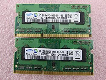 【中古】Samsung 4?GB 2?X 2?GB pc3???10600s ddr3?1333?s0dimmノートパソコンメモリキット
