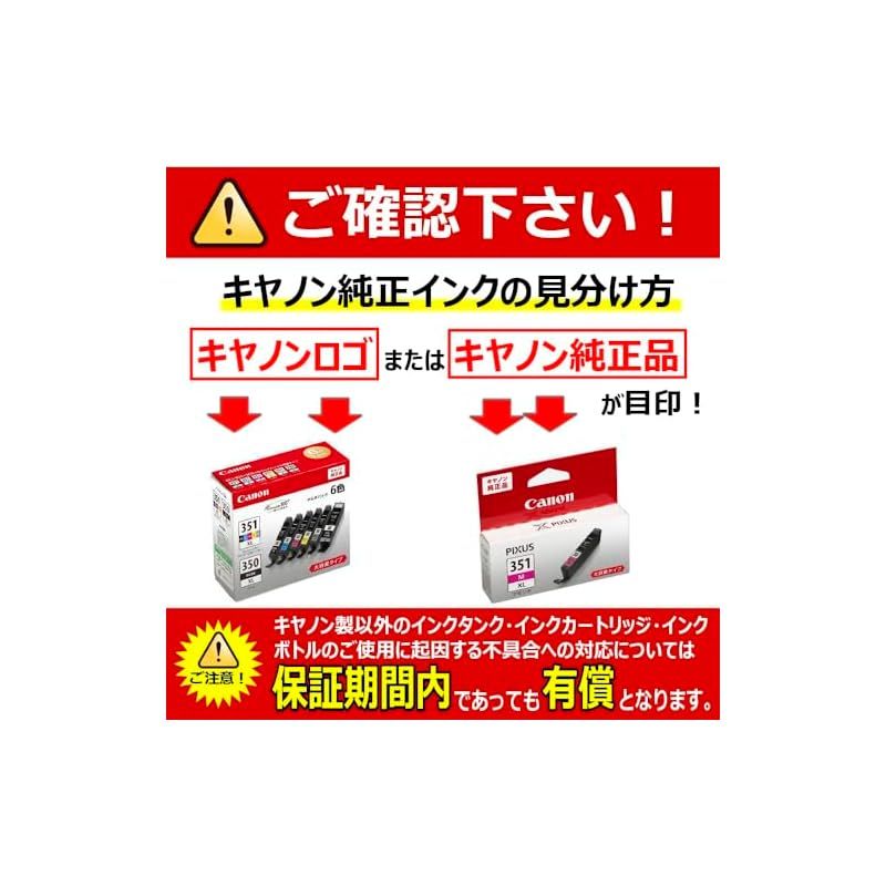 キャノン BCI - 350 + 351 6色 純正 インク 新品 RA:Canon 純正 インク