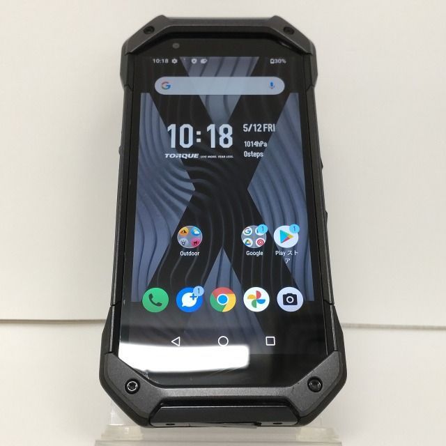 TORQUE 5G KYG01 au SIMロック解除済み ブラック 送料無料 本体 c00292 