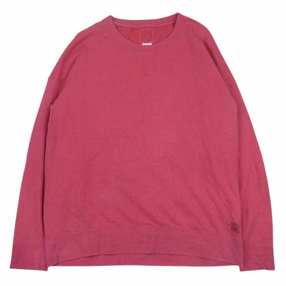 VISVIM ビズビム 20AW 0120205010020 JUMBO SWEAT L/S STAMP クルーネック ジャンボ スウェット ピンク系  3【中古】 - メルカリ