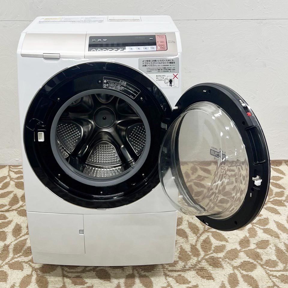 日立 ドラム式洗濯乾燥機 ビッグドラム BD-SV110BR 2018年製