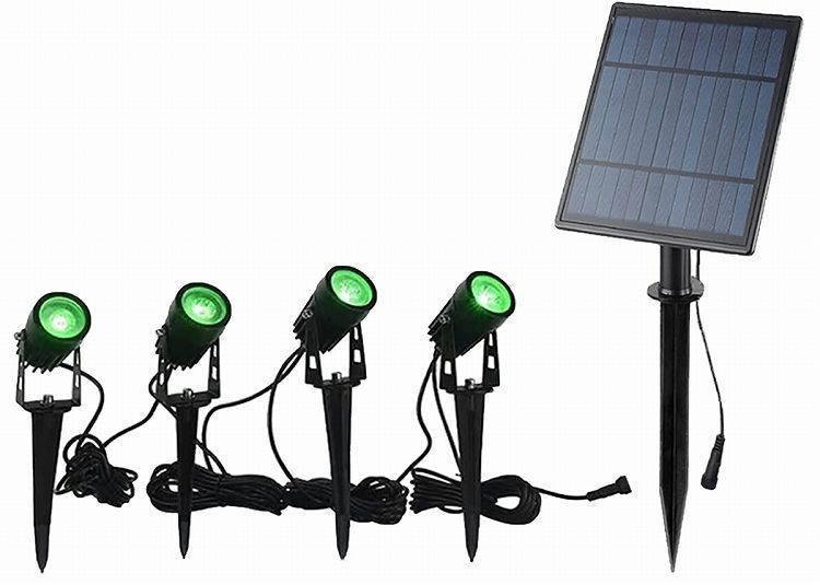 ソーラーライト 4灯