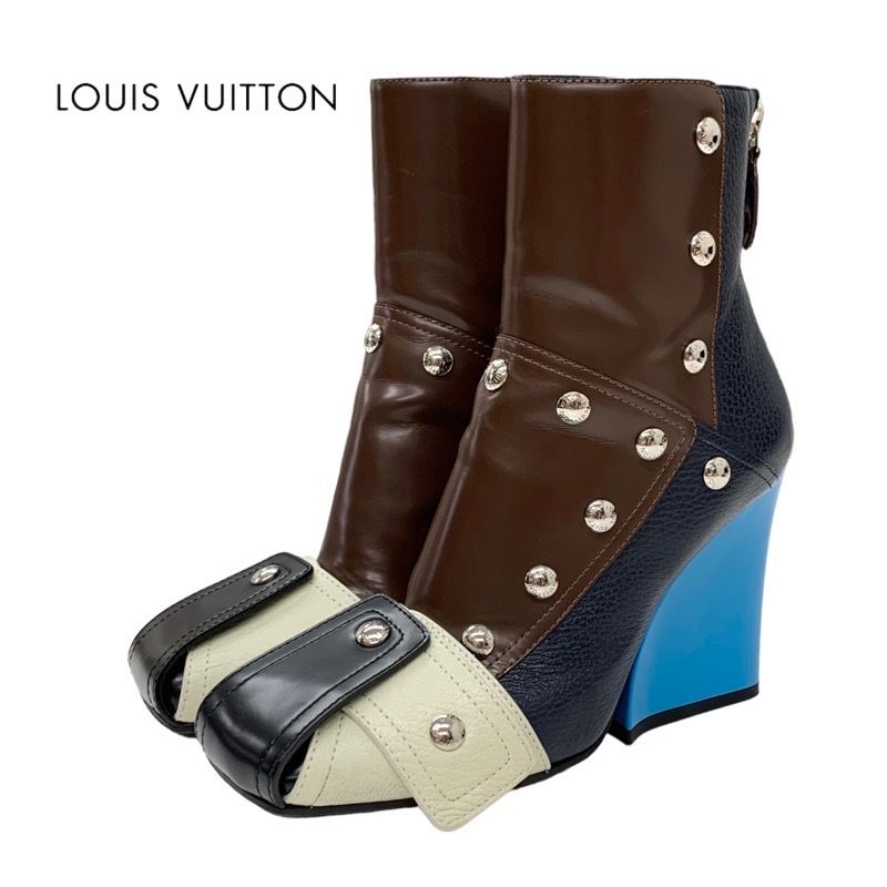 【限定品】LOUIS VUITTON / ルイヴィトン　パッティ・ライン ブーツ 限定品】LOUIS VUITTON / ルイヴィトンパッティ・ライン ブーツ