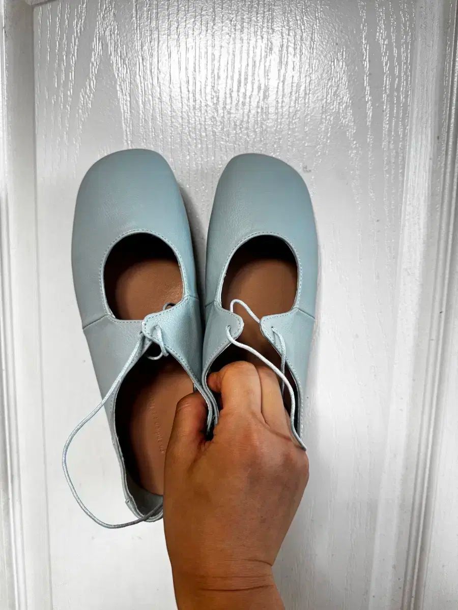 未使用品　レペット　カミーユ　38(約24.5cm) 中古】箱有 repetto ﾚﾍﾟｯﾄ ﾊﾞﾚｴｼｭｰｽﾞ Cendrillon BABY V1499UNI ﾌﾞﾙｰ