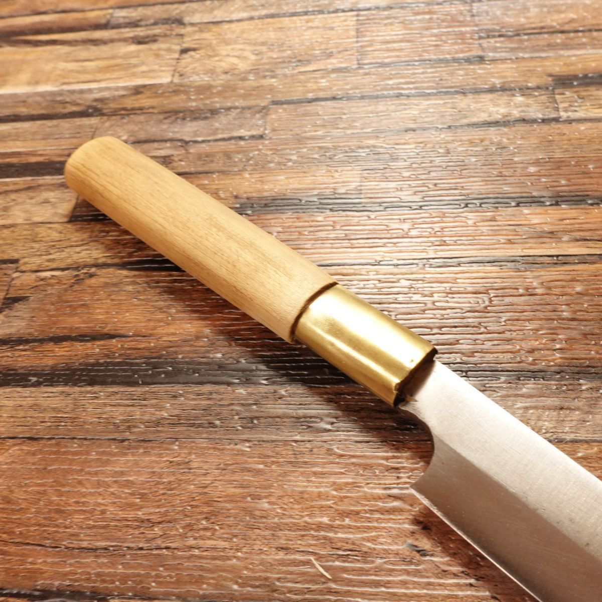 杉本作 SUGIMOTO 柳刃包丁 ハガネ 刃渡り 230mm 手研ぎ済み