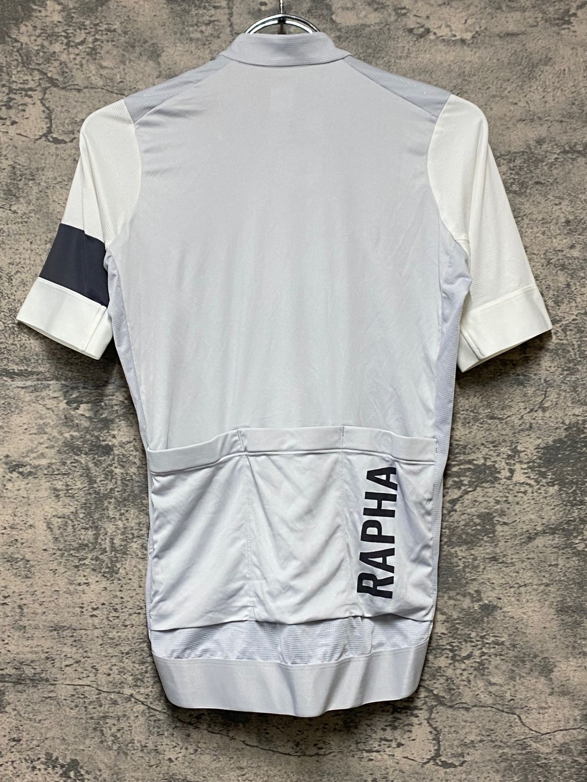 JE252 ラファ Rapha PRO TEAM TRAINING JERSEY 半袖 サイクルジャージ ライトグレー XS